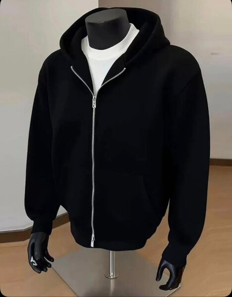 Sweat à capuche noir homme