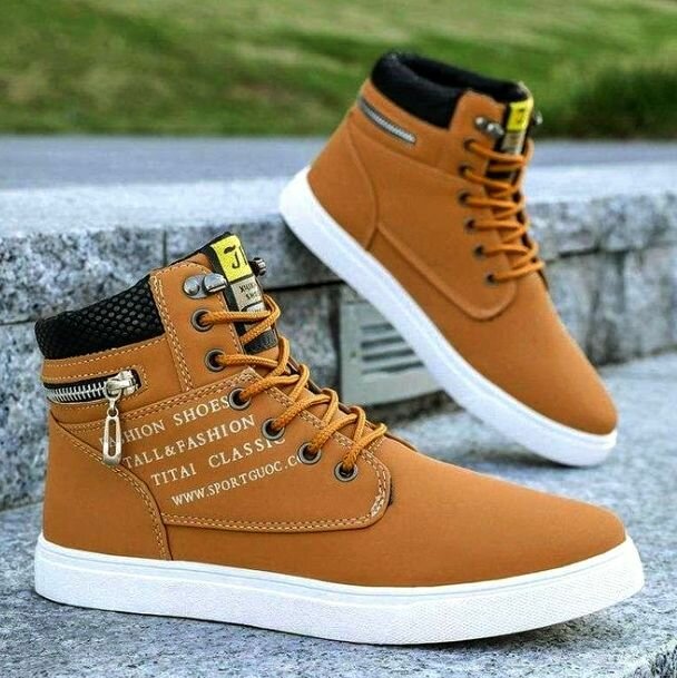 Chaussures montantes marron