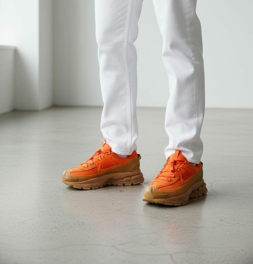 Baskets Orange Confortables