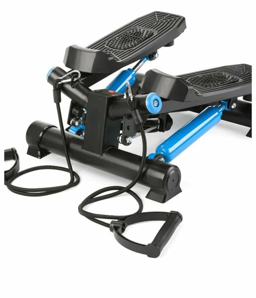 Stepper Fitness Trainer with Resistance Band & LED Screen,