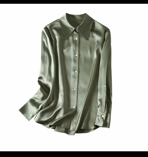 Chemise Satin Élégante Femme