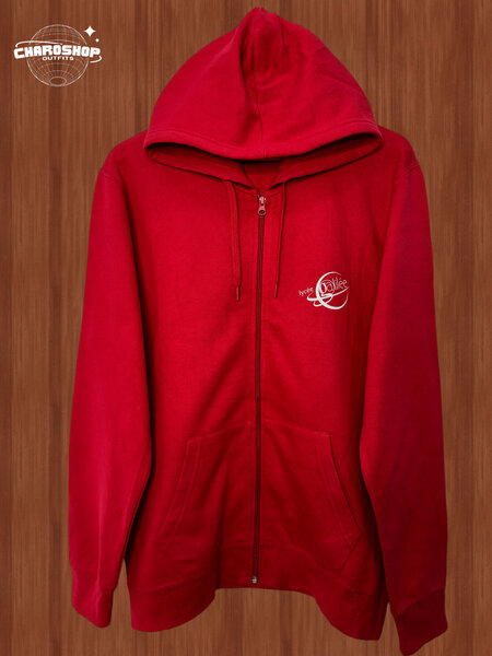 Sweat à capuche rouge unisexe