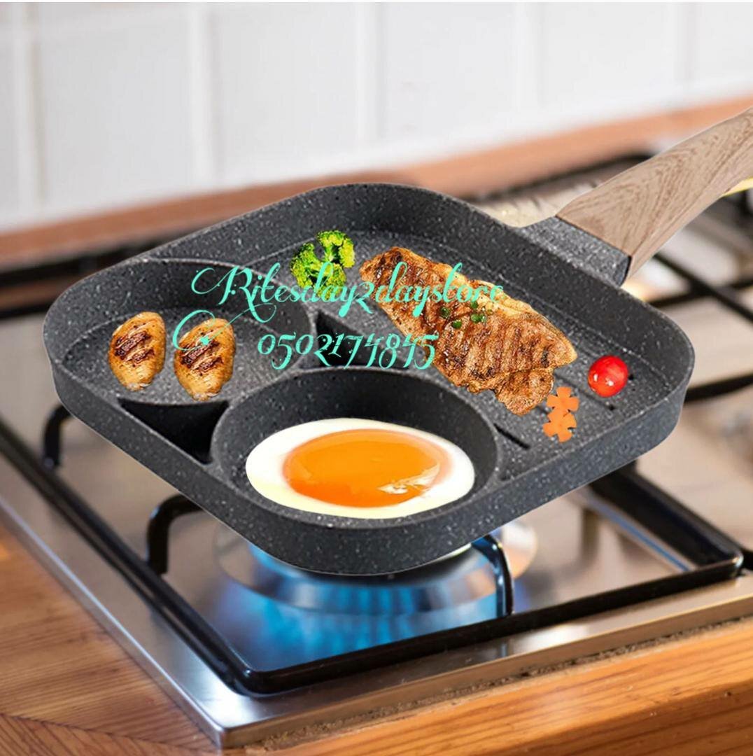 3&4 holes frying pan
