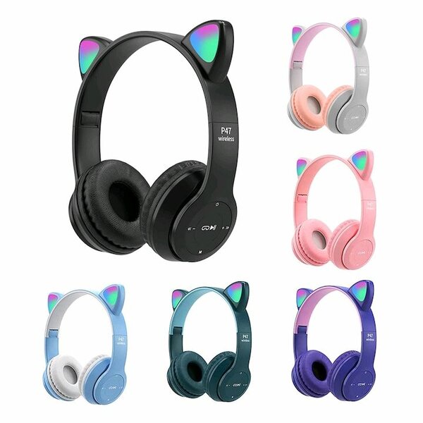 Cute Wireless Cat Ear Headphones
