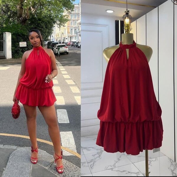 Robe rouge élégante