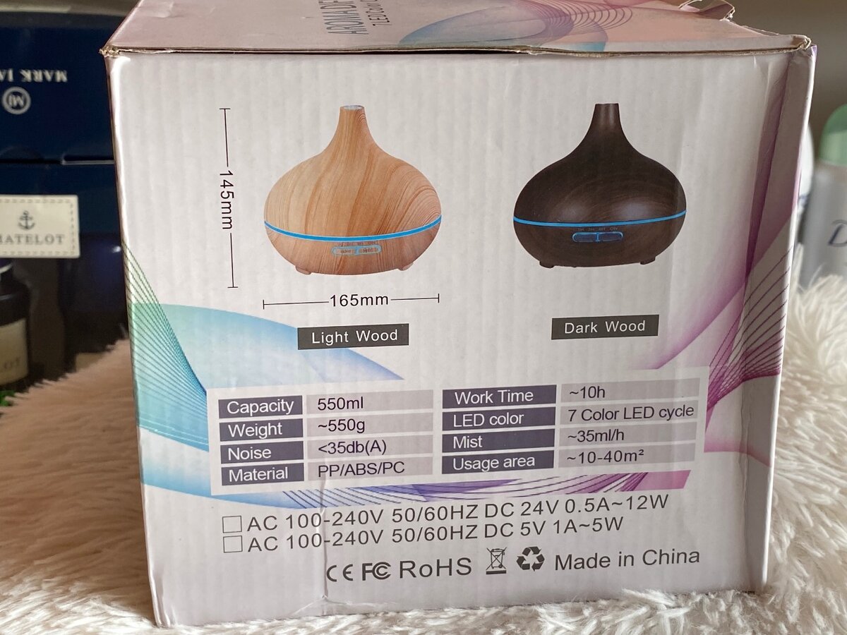 7 Colour Led Aroma Diffuser/Air Freshener