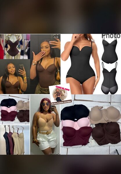 Body sculptant push-up sans couture