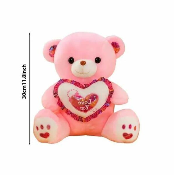 Peluche doudou rouge