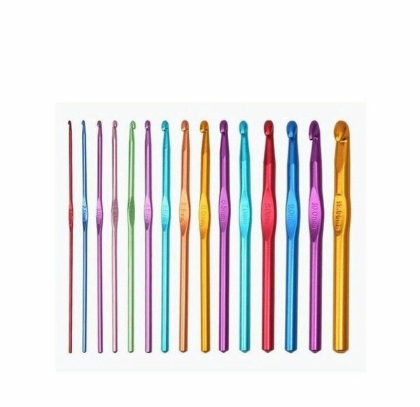 Ensemble de crochet colorés