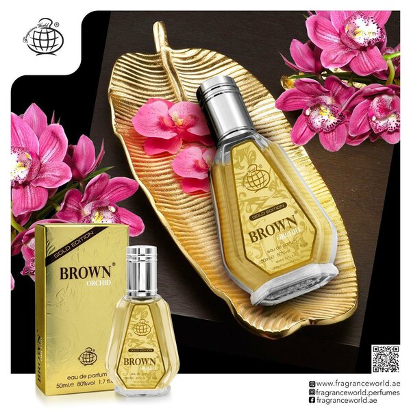 Fragrance world Brown Orchid Gold Edition eau de parfum 50ml