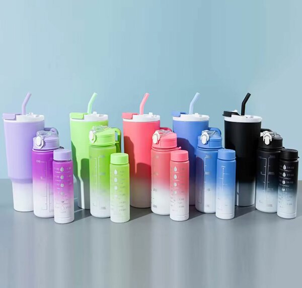 Gourdes graduées colorées