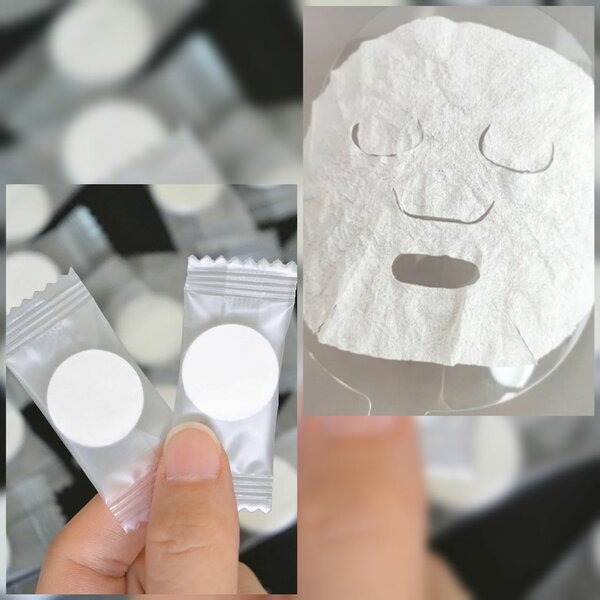 10 Masques visage compressé