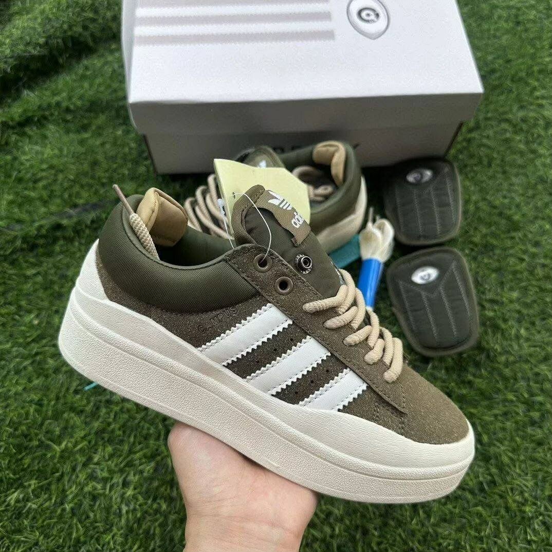 Baskets plateforme style Adidas