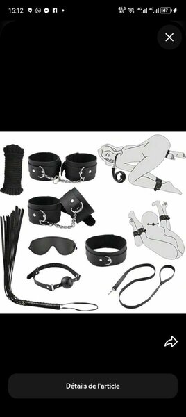 Kit BDSM Complet Noir