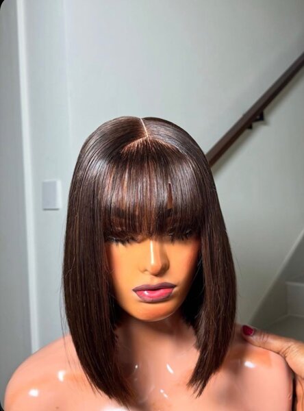Perruque Bob avec Frange
