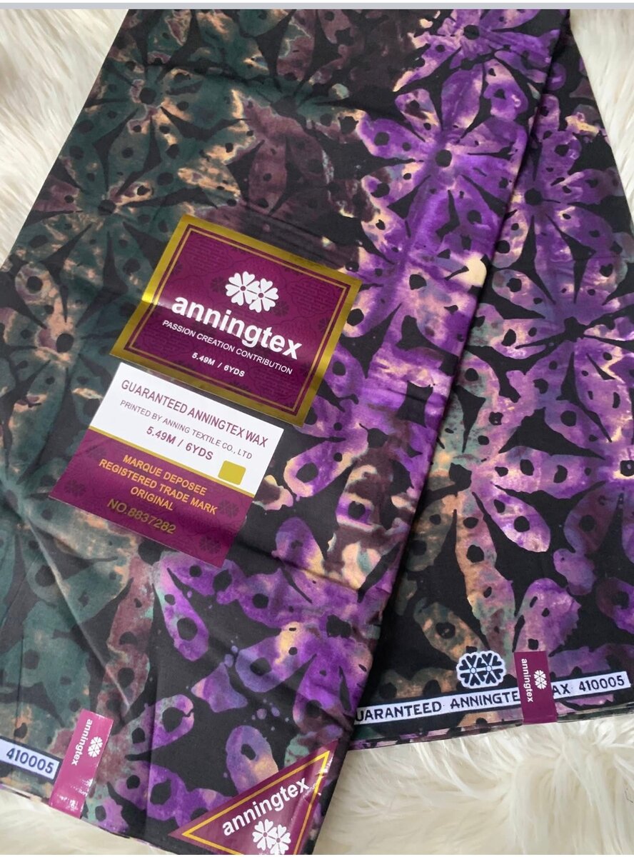 Tissu Anningtex Wax Coloré