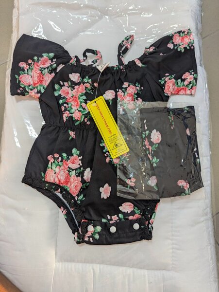 Combinaison Bébé Fleurs