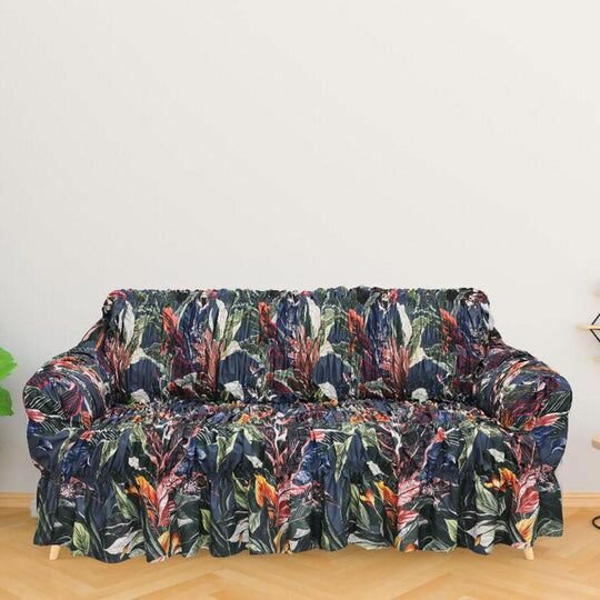 3,2,1 (6Seater)DIGITAL PRINTED SOFA COVERS SUN GLOW
