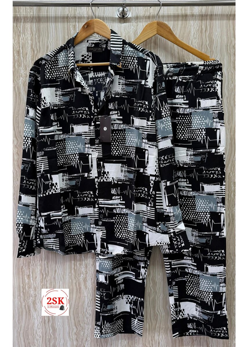 Pyjama élégant imprimé