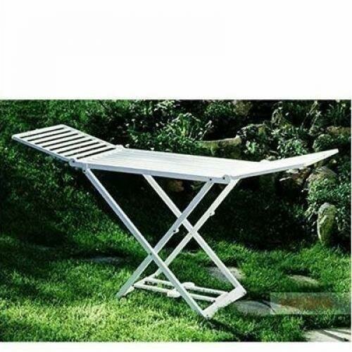 Séchoir à Linge En Plastique - Pliable - Blanc