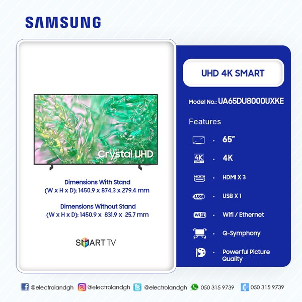SAMSUNG-65-CRYSTAL-UHD-4K-SMART-TV-UA65DU8000UXKE '686776