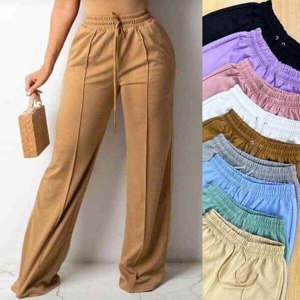 Pantalons larges femme élégants