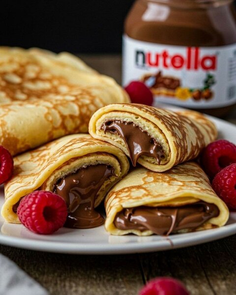 Crêpes gourmandes au Nutella