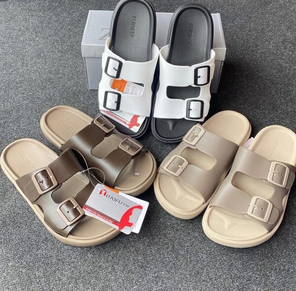 Sandales confortables en cuir