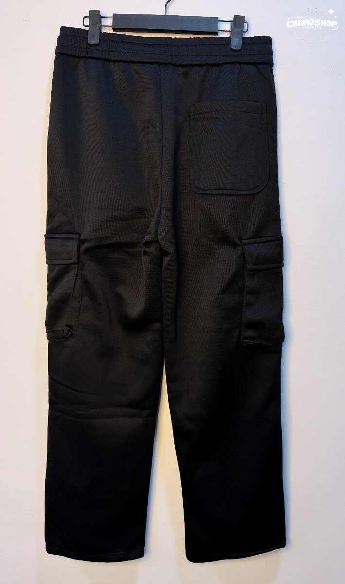 Pantalon cargo streetwear noir