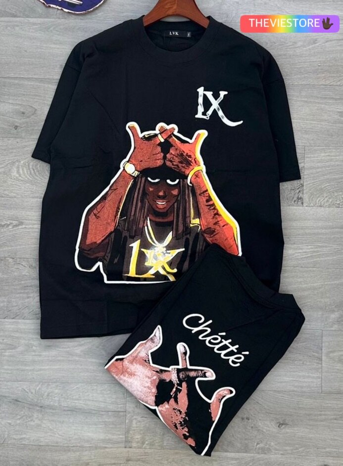 Ensemble T-shirt et Short Graphique