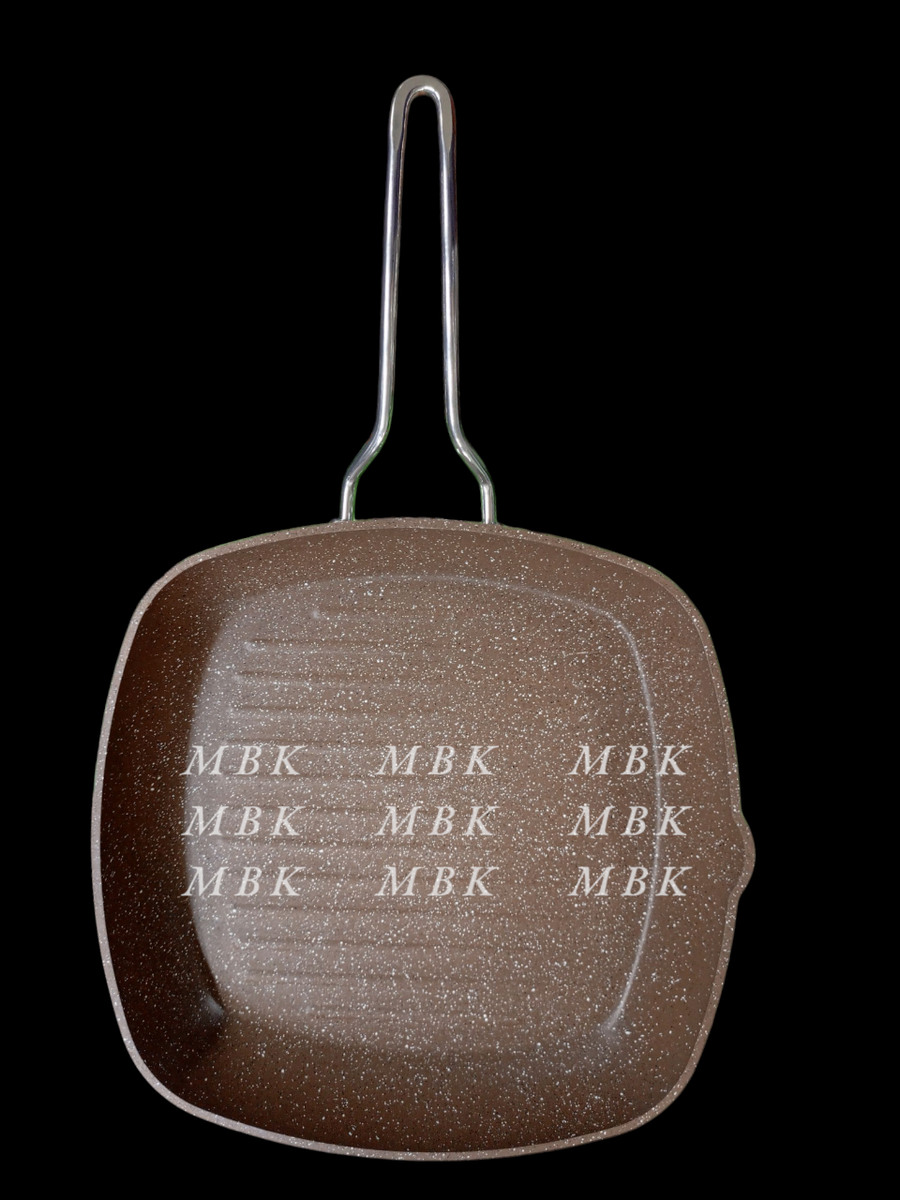 Poêle à griller carrée antiadhésive