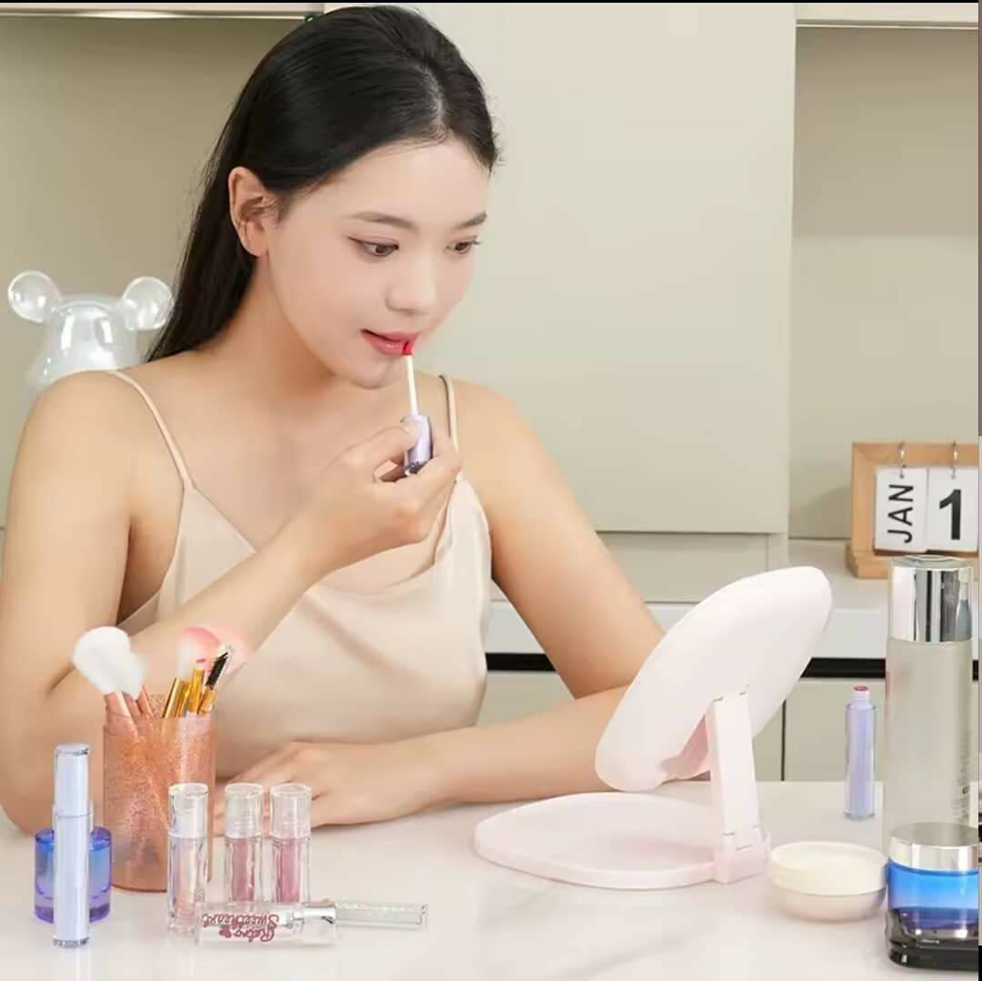 Miroir Maquillage LED Pliable