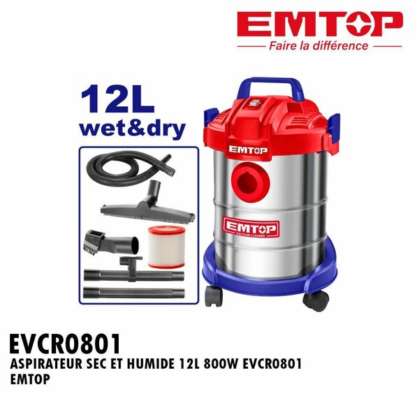 Aspirateur Emtop 75L 2400W