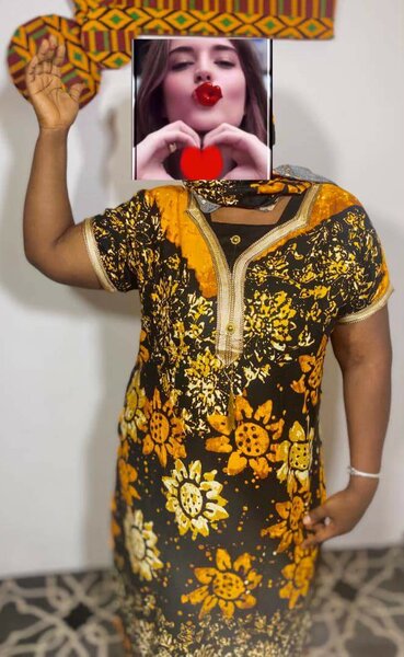 Robe 100% coton colorée