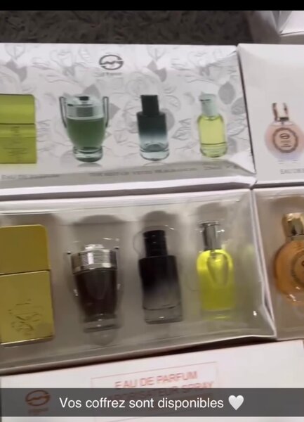 Coffrez parfums hommes femmes