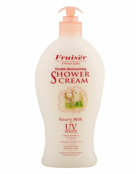 Fruiser shower gel goat milk UV white 1000ml