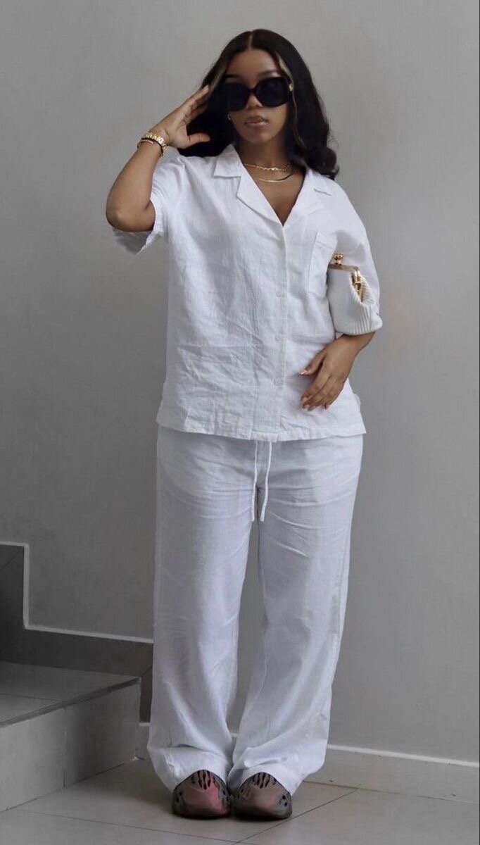 Chemise et pantalon en lin