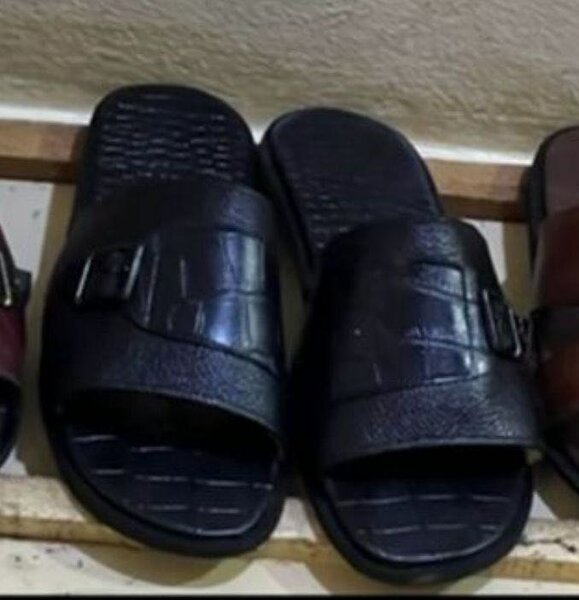 Mules Noires Élégantes pour Hommes