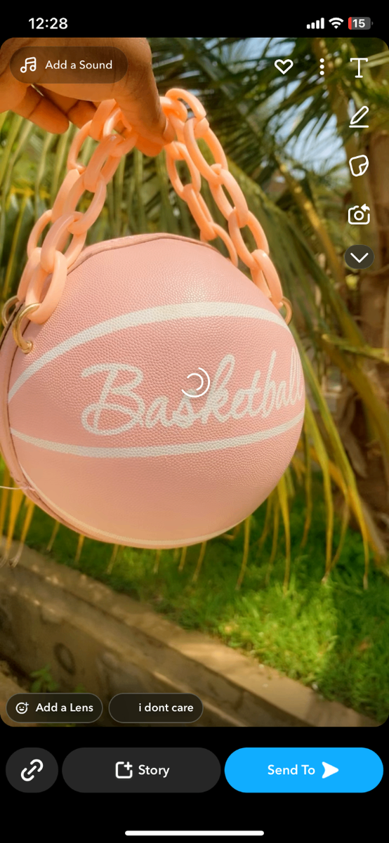 Basket ball design bag