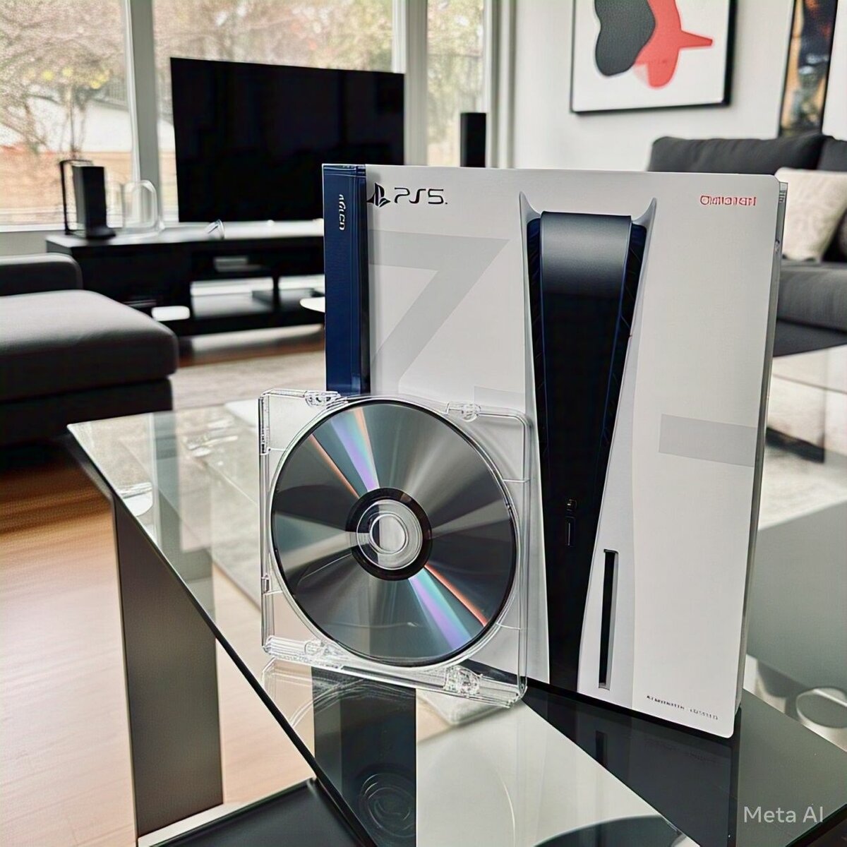 Ps5 console with controller