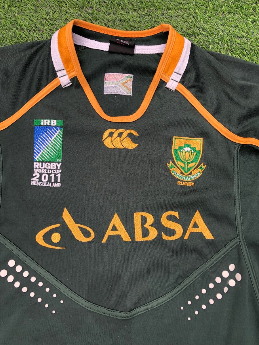 Springboks 2011 Rugby World Cup Home Jersey