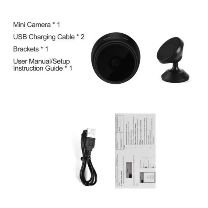 Mini caméra espion HD 1080p sans fil
