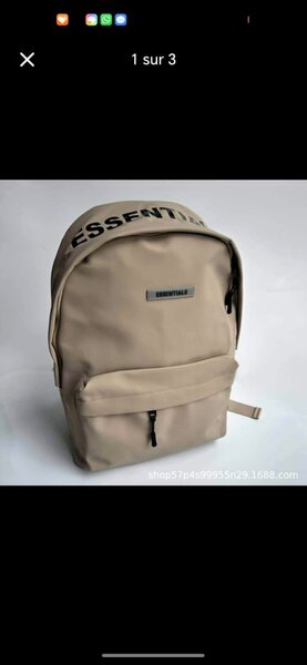 Sac à dos Essentials beige