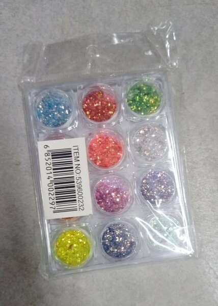 Set de paillettes colorées