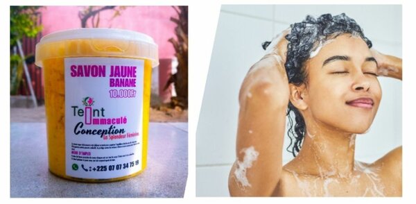 Savon Teint Jaune Banane