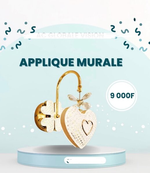 Applique Murale Cœur Élégant