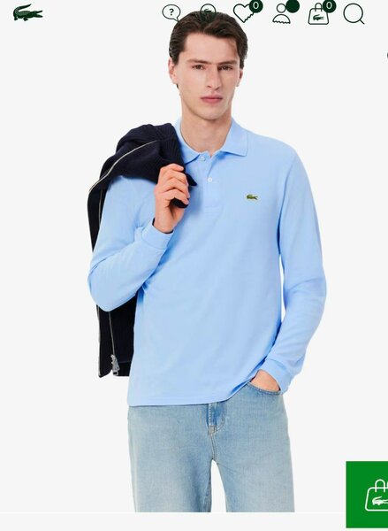 Polo à manches longues homme