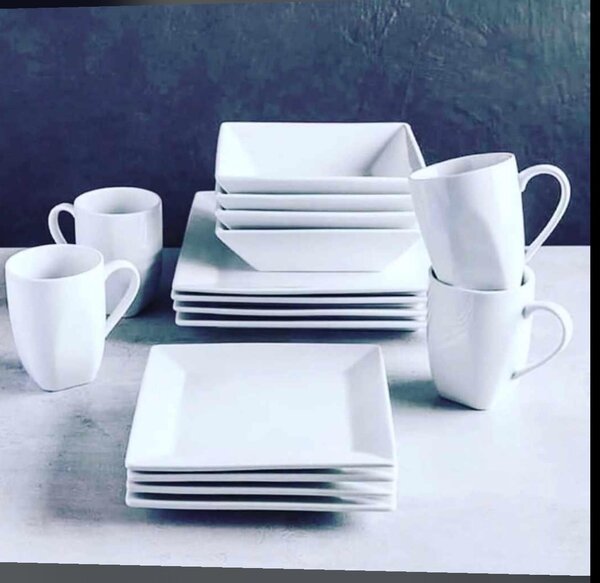 12pcs Dinner set mugs & Plate