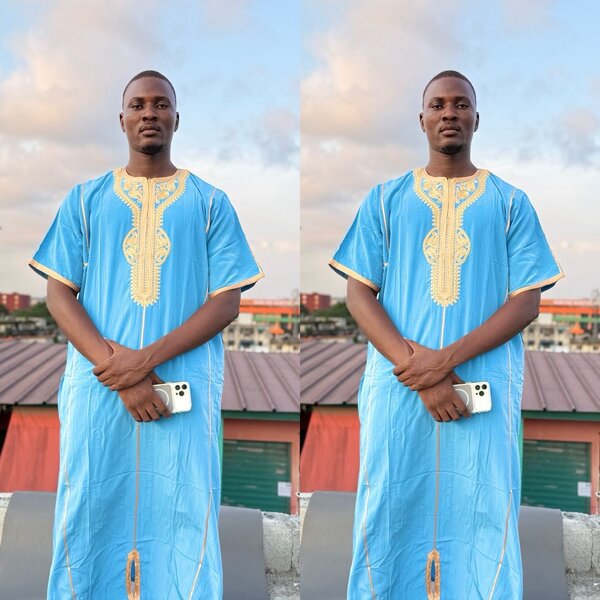 Boubou marocain homme femme