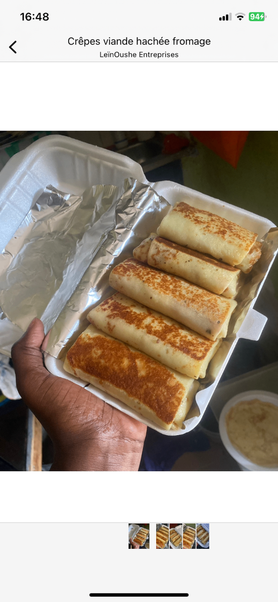 Crêpes Viande Hachée Fromage